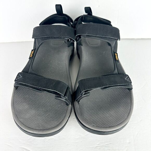 Teva Men's Meacham Hiking Sandal Size 12 Black Gray Outdoor Camping EUC - Picture 5 of 8